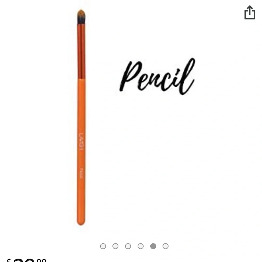 LAVISH 5p Neon Rainbow Pride Eye Brush Set $30 NIP